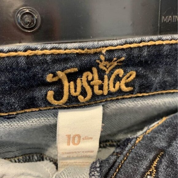 GIRLS size 10 slim jeggings. Justice brand. Excellent condition. Stretch. - Picture 3 of 7